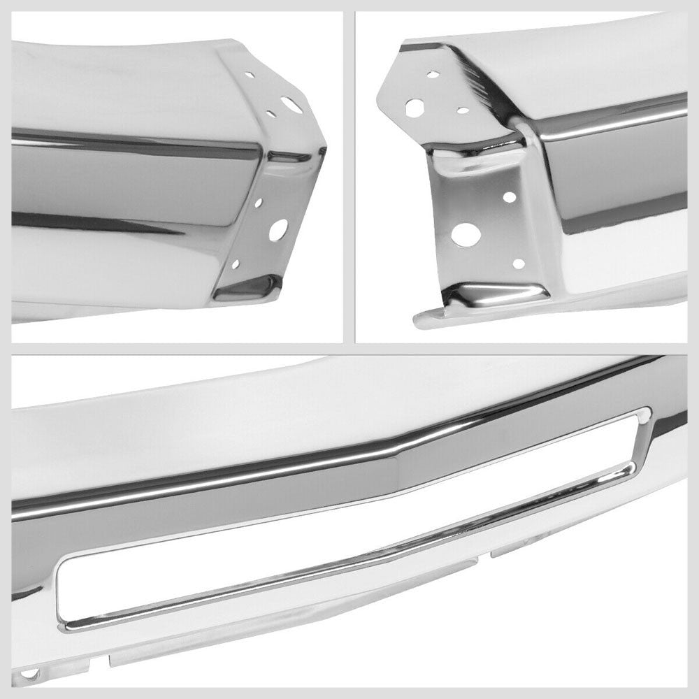 Bolt-On Chrome Front Bumper Impact Bar Bar For 07-10 Silverado 2500 3500 HD