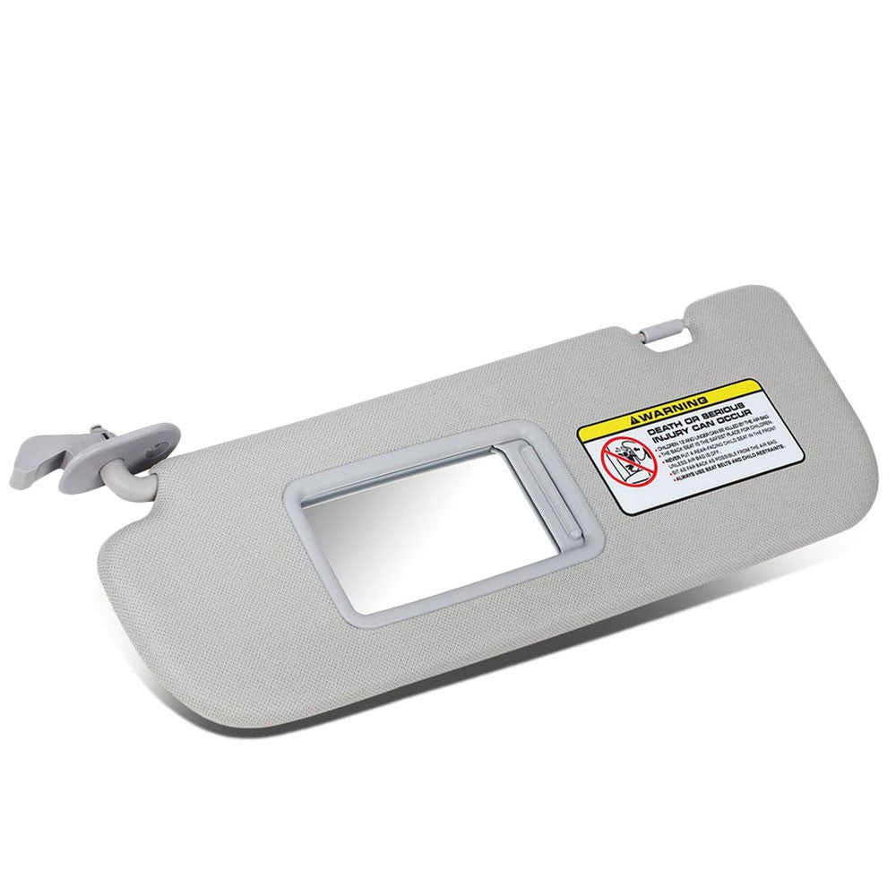Gray Drive Side (Left) OE Style Sun Visor Sunshade For 11-15 Hyundai Elantra MD