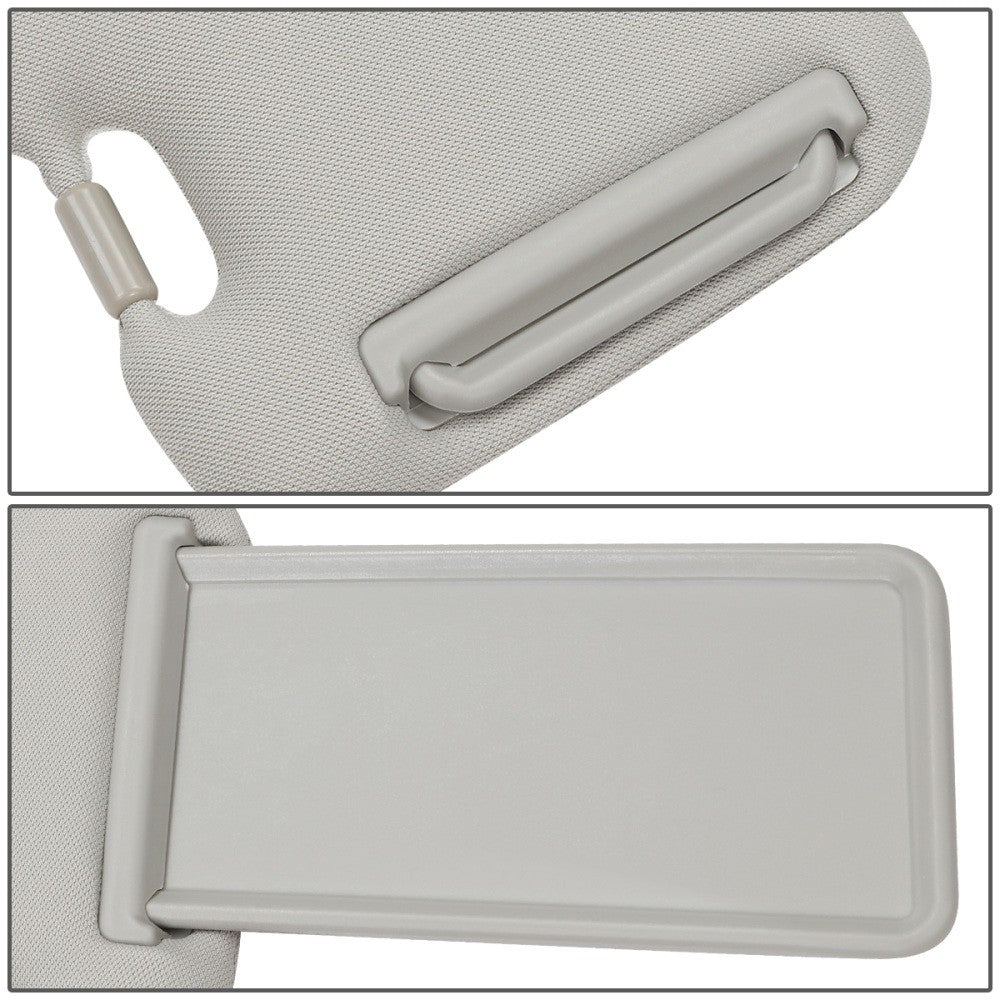 Gray Drive Side (Left) OE Style Sun Visor Sunshade For 10-15 Mazda CX-9 TB