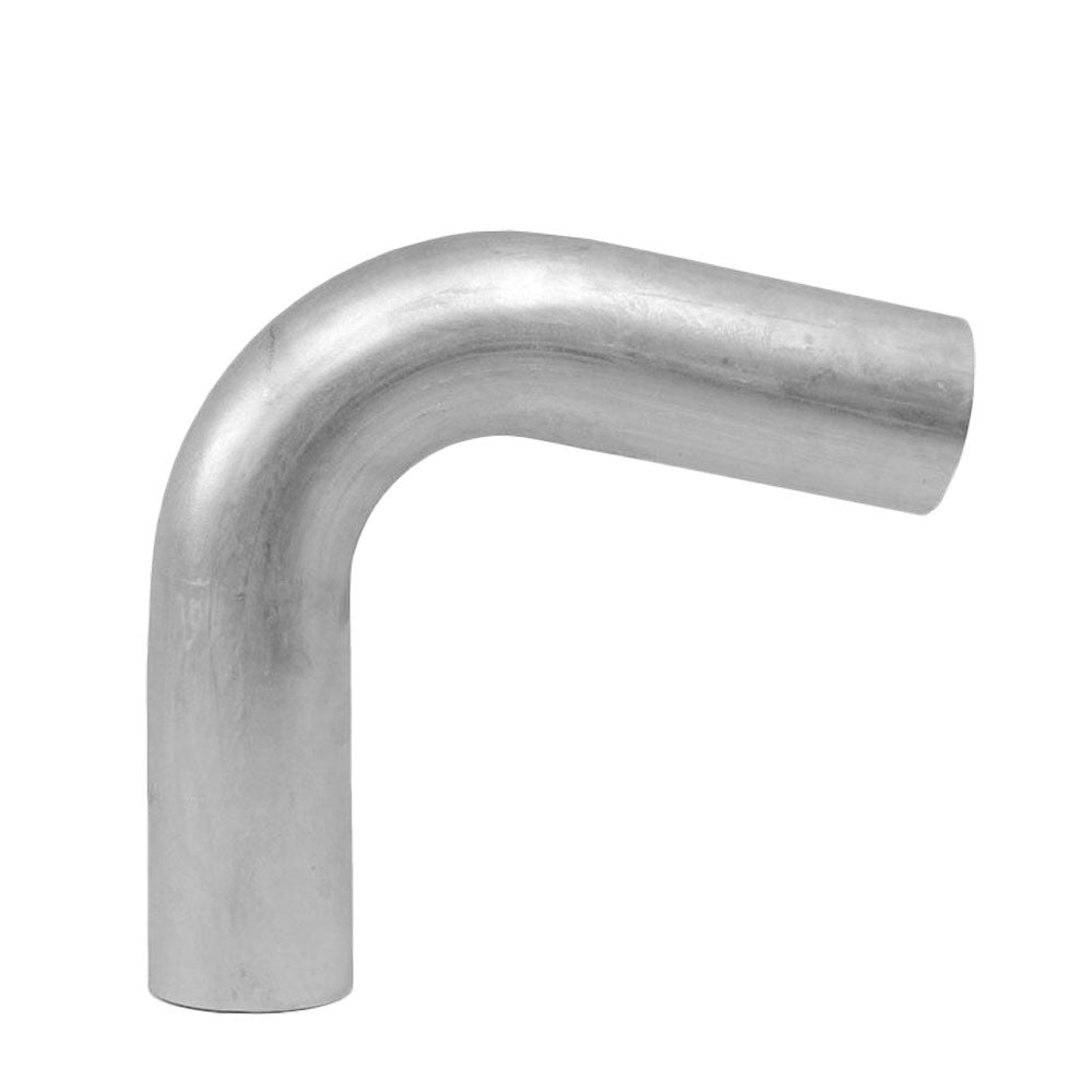AT100-300-CLR-475 HPS 100 Degree Bend 3" (76mm) OD Aluminum 16 Gauge Elbow Tubing Pipe 4-3/4" CLR