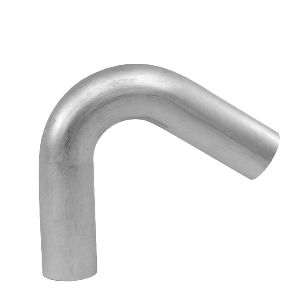 AT120-400-CLR-55 HPS 120 Degree Bend 4" (102mm) OD Aluminum 16 Gauge Elbow Tubing Pipe 5-1/2" CLR