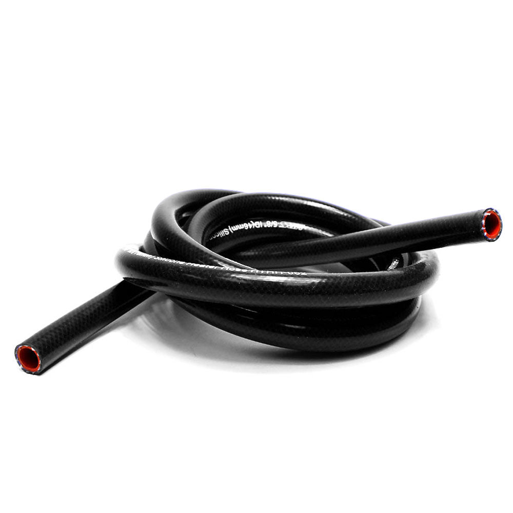 HTHH-055-BLKx10 HPS 10-Feet Black 9/16" (14mm) ID High Temp Silicone Heater Hose Coolant Turbo