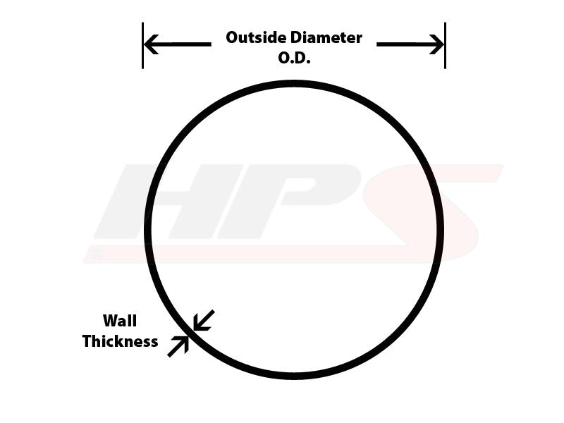 AT45-162-CLR-25 HPS 45 Degree Bend 1-5/8" (41mm) OD Aluminum 16 Gauge Elbow Tubing Pipe 2.5" CLR