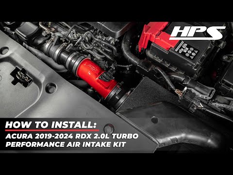 HPS Blue Shortram Air Intake Heat Shield Kit For 19+ Acura RDX 2.0L Turbo TC1 / TC2