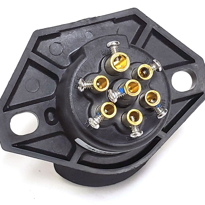 Phillips 16-720 7-Way Heavy Duty STA-DRY 2-Hole Wire Insertion Split Pin Socket-Electrical Connector-BuildFastCar