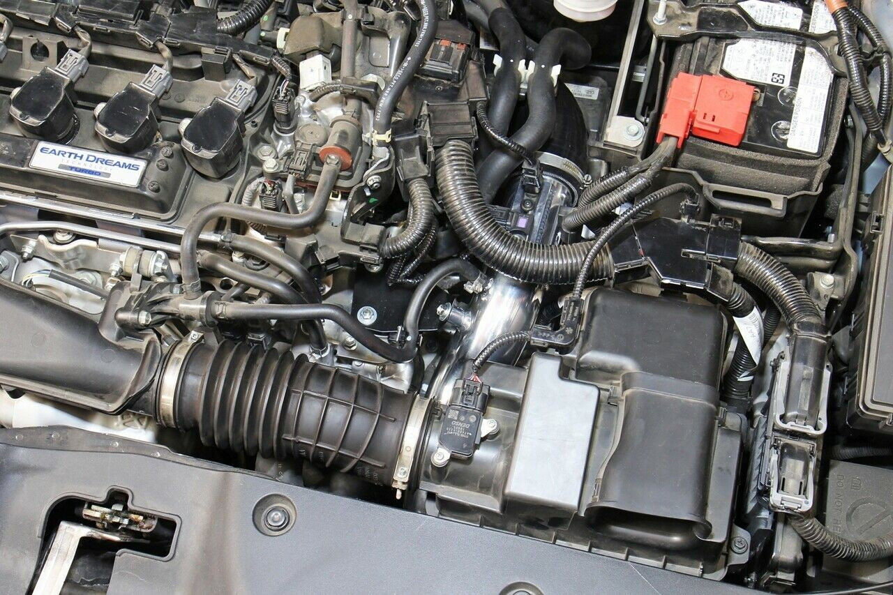 HPS Polish Cold Side Intercooler Charge Pipe For 16-21 Honda Civic / Civic Si 1.5L Turbo