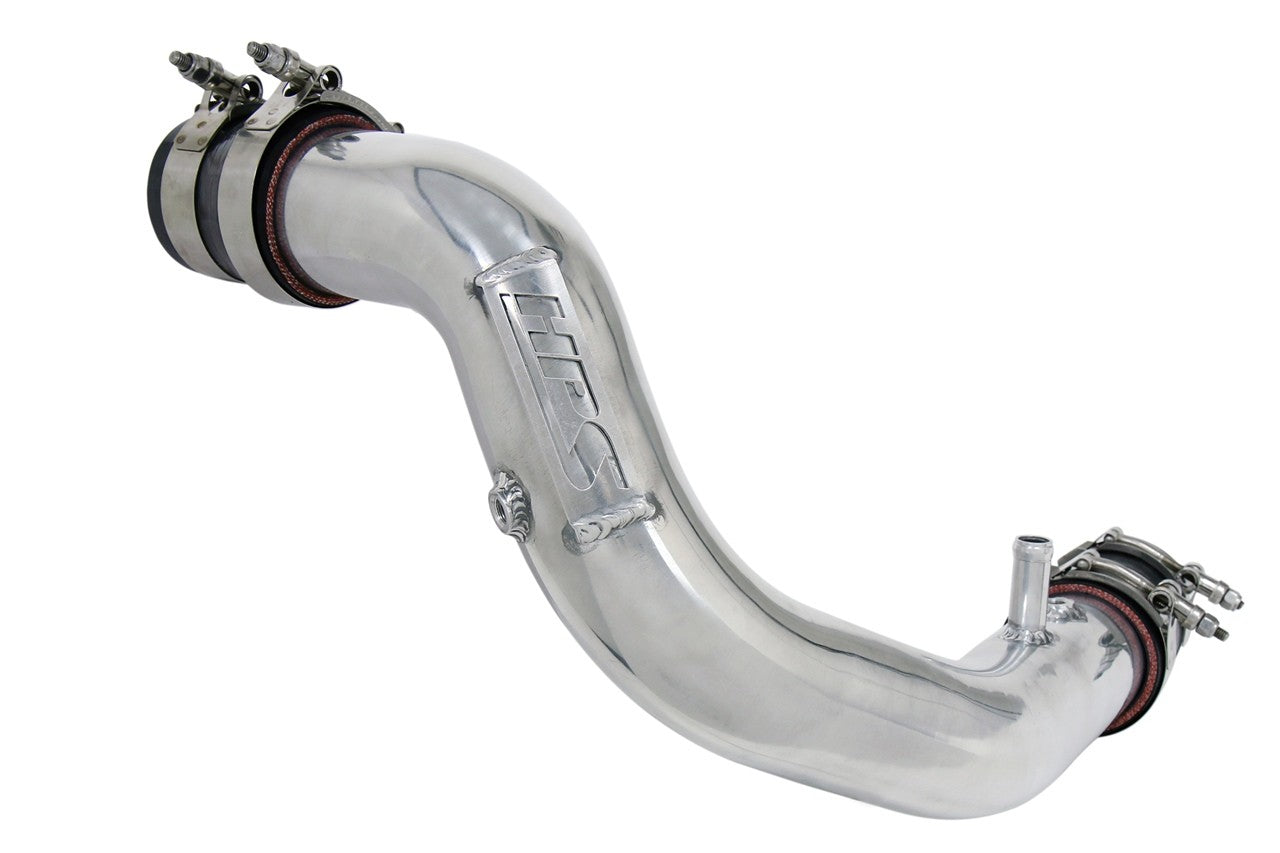HPS Polish Intercooler Hot Charge Pipe Turbo Boost 16-17 Lexus IS200t 2.0L Turbo