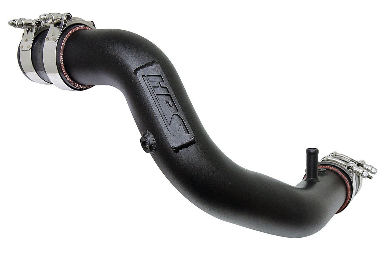 HPS Black Intercooler Hot Charge Pipe Turbo Boost 16-17 Lexus IS200t 2.0L Turbo