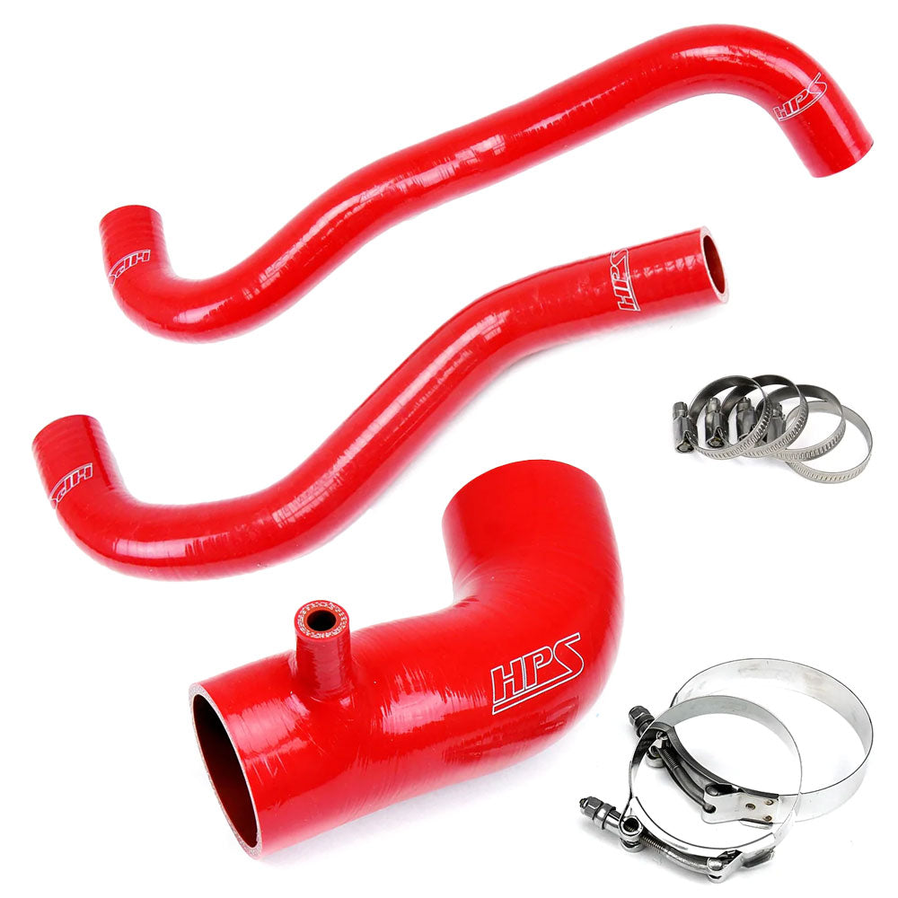 HPS 3-Ply Silicone Post MAF Intake Tube Hose/Radiator Hose For 12-15 Honda Civic Si 2.4L