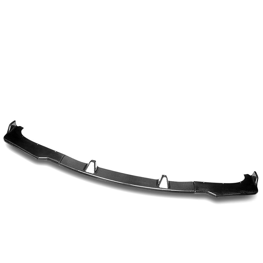 Real Glossy Carbon Fiber Front Bumper Lip 09-11 BMW E90 3-Series 4DR 27-BMPL-F-509-R-RCF