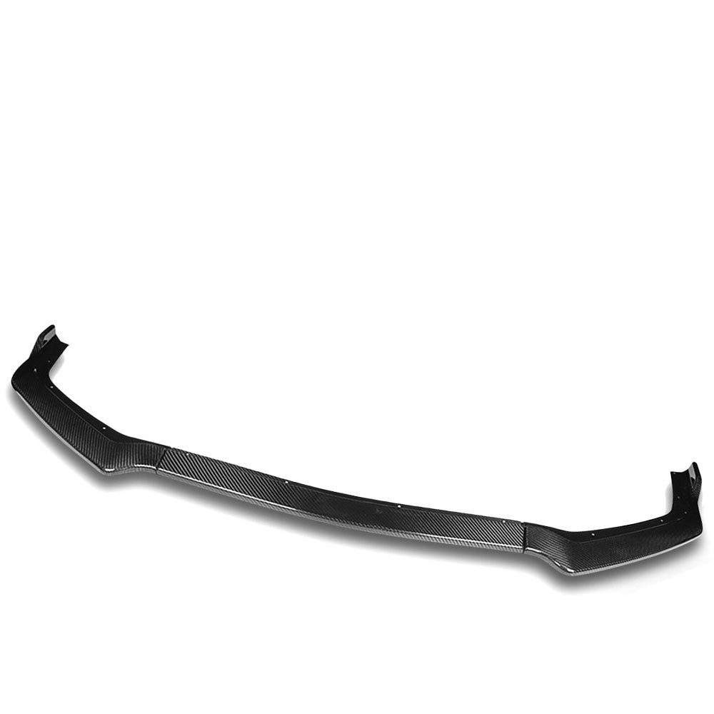 Real Glossy Carbon Fiber Front Bumper Lip Body Kit 18-20 Ford Mustang 27-BMPL-F-515-R-RCF
