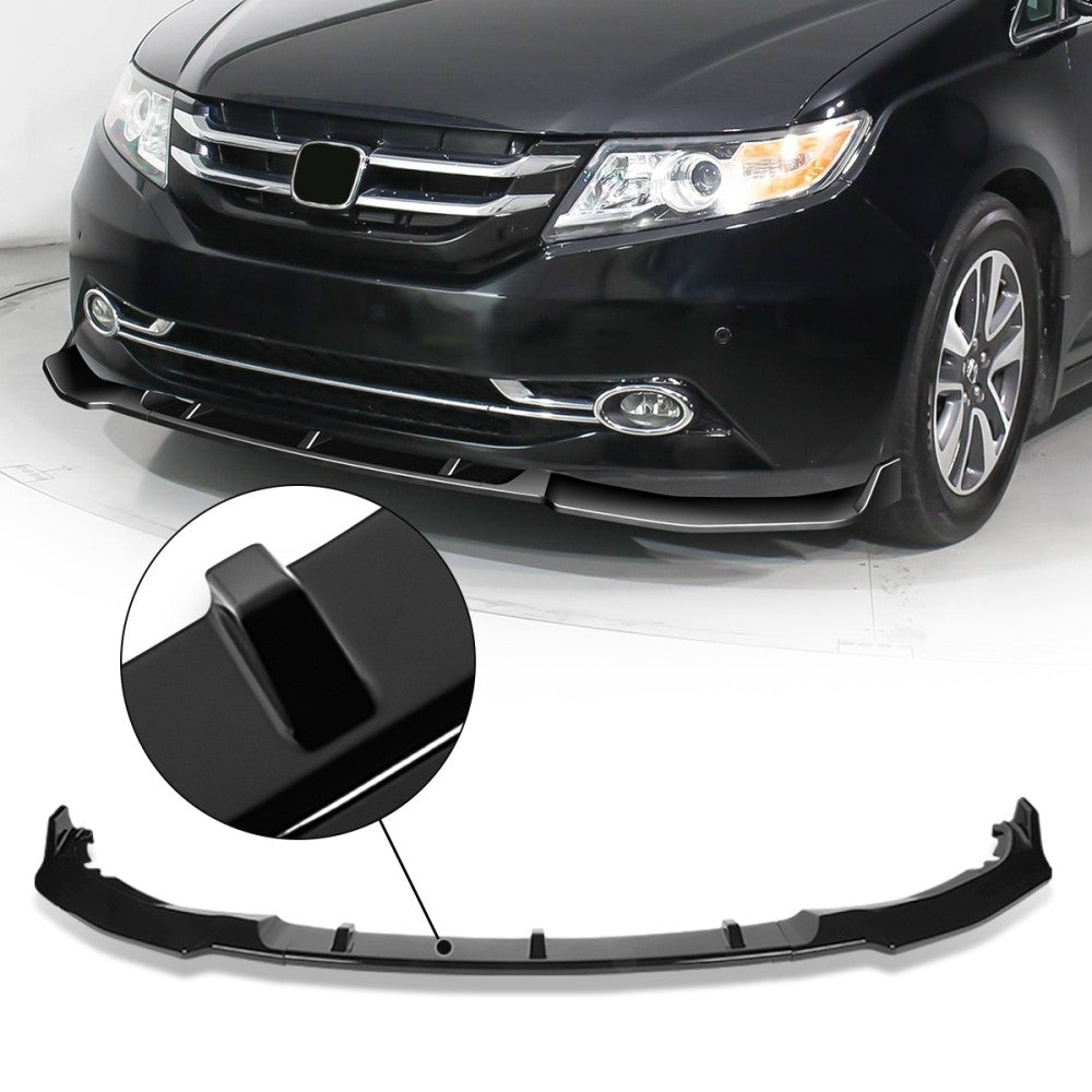 BFC Glossy Black Front Bumper Lip Wing Diffuser 11-17 Odyssey RL5 27-BMPL-F582-PBK