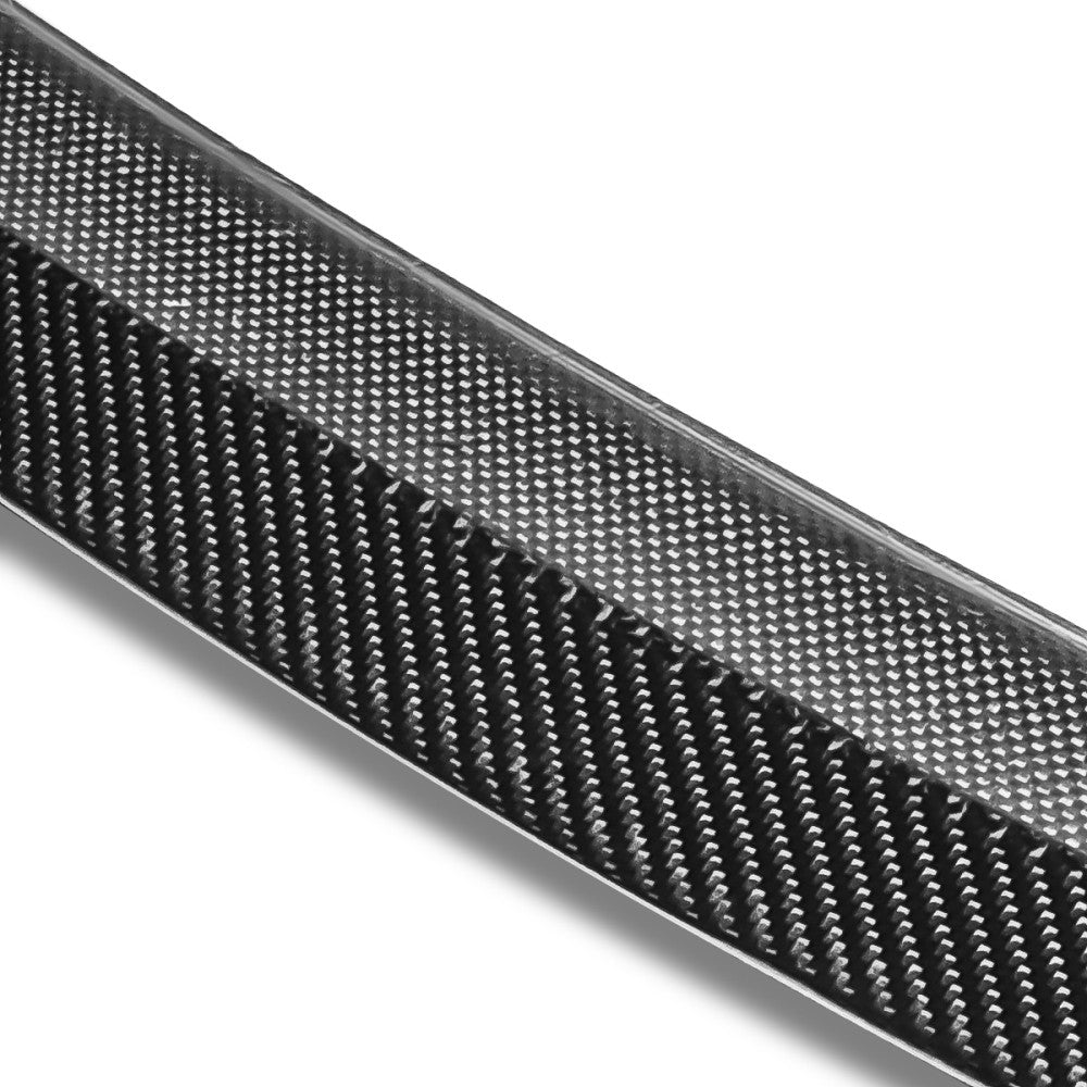 Black Carbon Fiber Rear Window Roof Spoiler 15-21 C-Class W205 Coupe BFC-RESPL-6223-CF