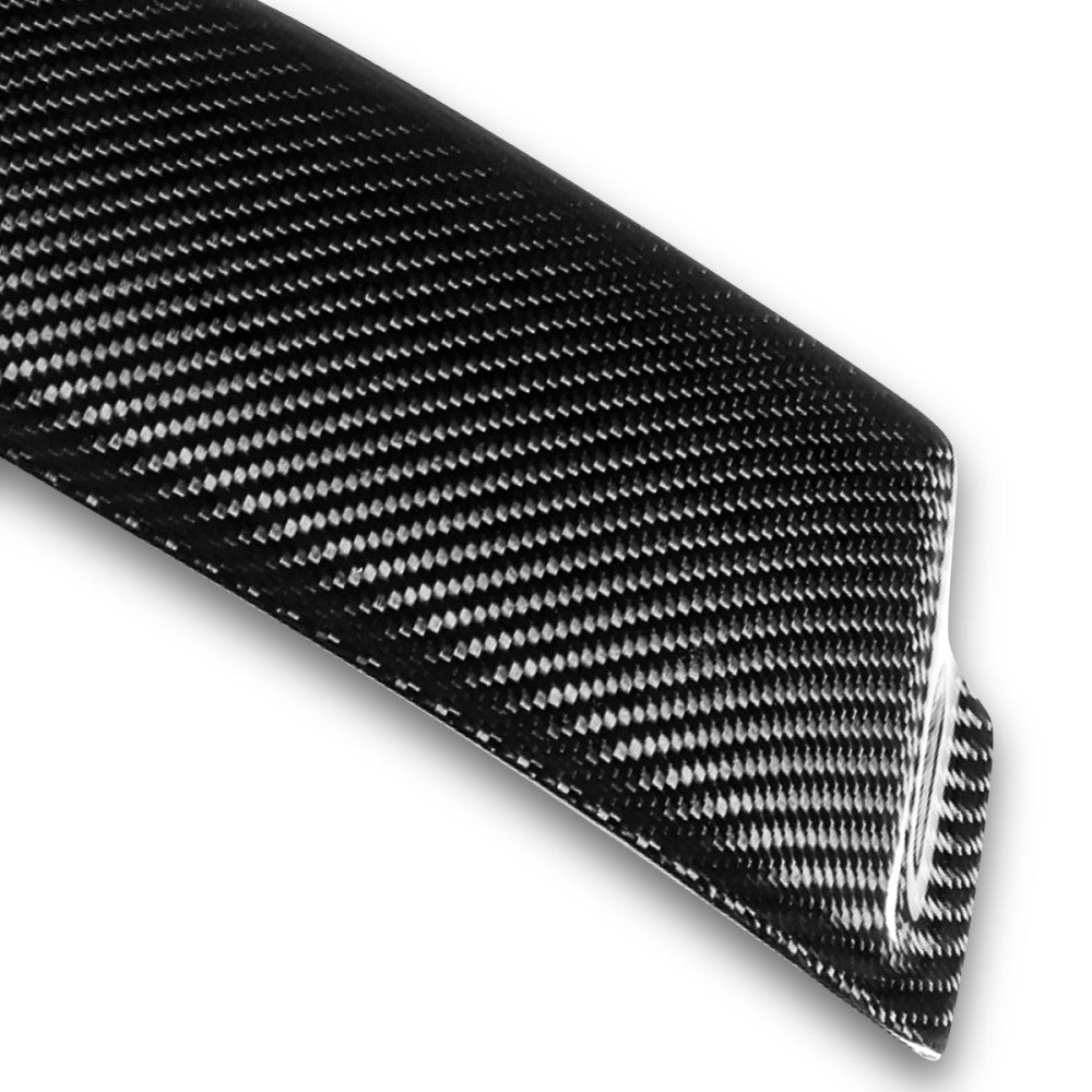 Black Carbon Fiber Rear Window Roof Spoiler 15-21 C-Class W205 Coupe BFC-RESPL-6223-CF