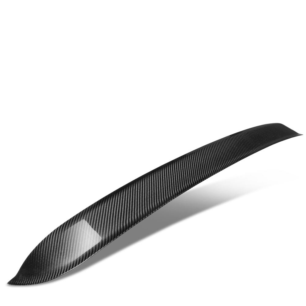 Black Carbon Fiber Rear Window Roof Spoiler 15-21 C-Class W205 Sedan BFC-RESPL-6225-CF