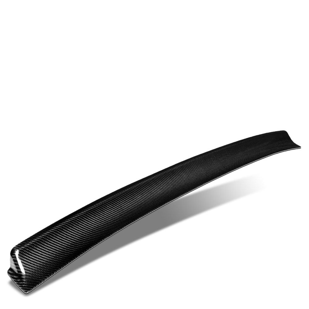 Black Carbon Fiber Rear Window Roof Spoiler STP Style 16-22 Maxima A36 BFC-RESPL-6629-CF
