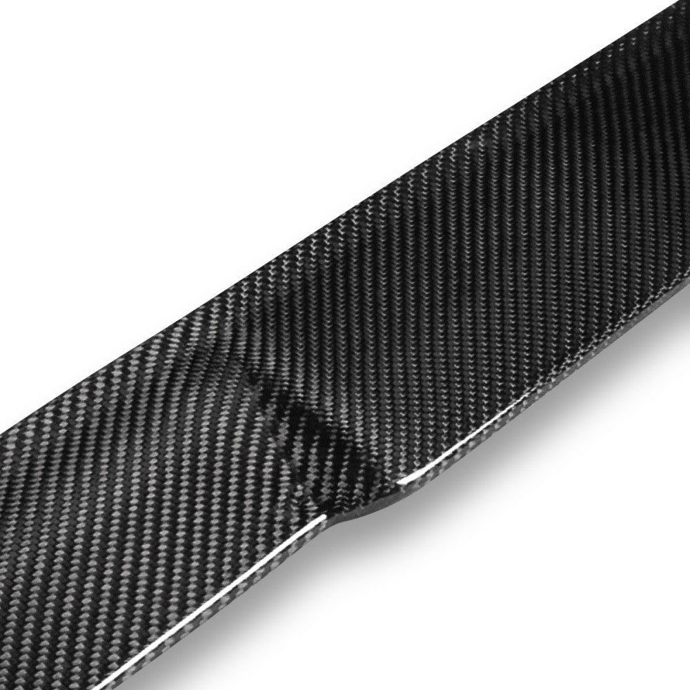 Black Carbon Fiber Rear Window Roof Spoiler 11-14 Dodge Charger LD BFC-RESPL-7506-CF