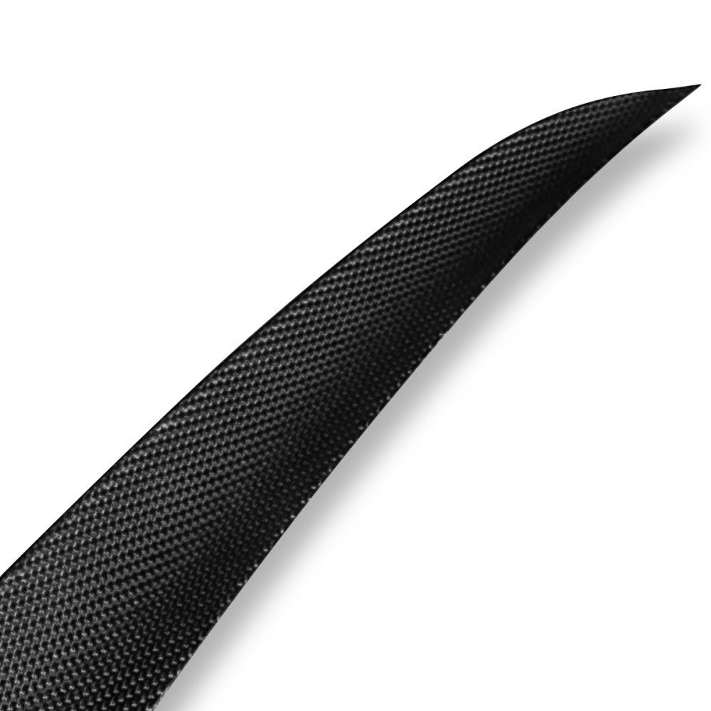 Black Carbon Fiber Rear Trunk Lid Spoiler 17+ BMW 5-Series G30 Sedan BFC-RESPL-6152-CF