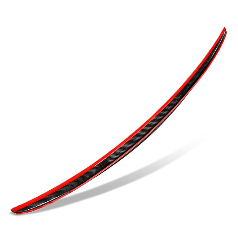 Black Carbon Fiber Rear Trunk Lid Spoiler 17+ BMW 5-Series G30 Sedan BFC-RESPL-6152-CF