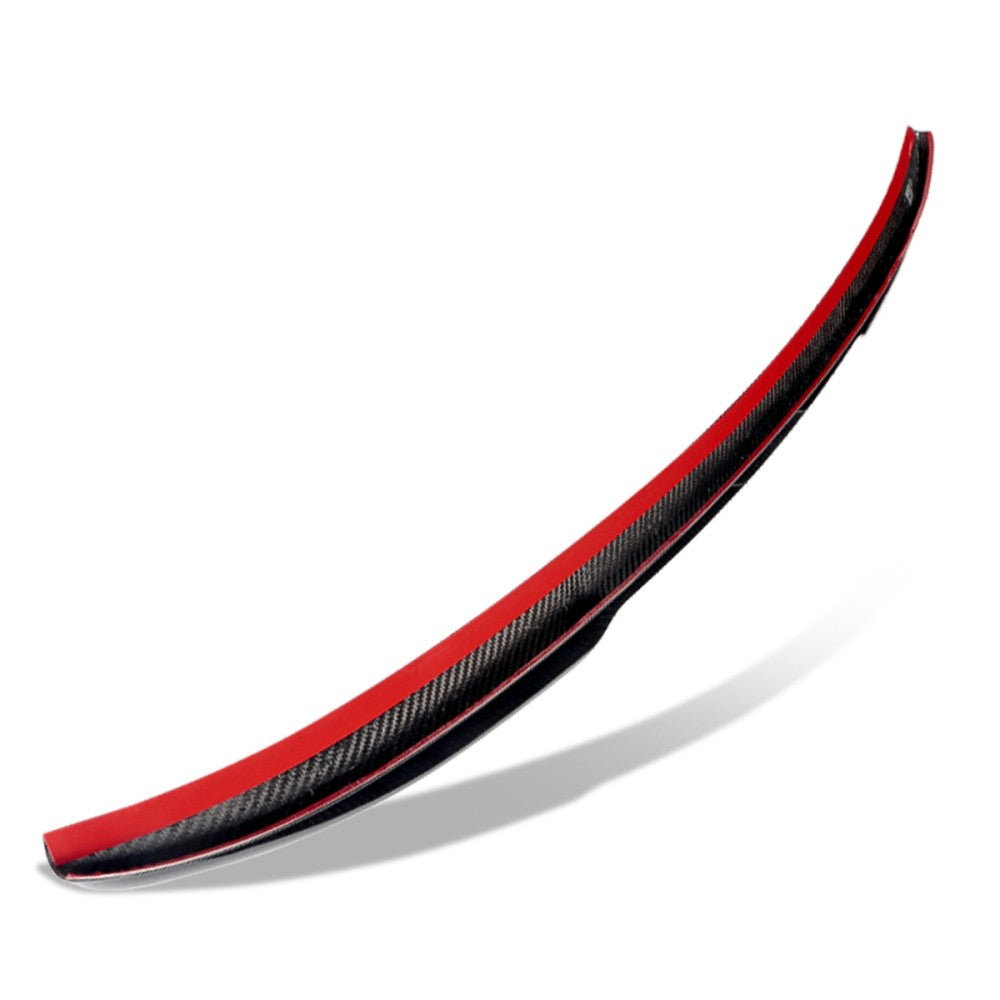 Black Carbon Fiber Rear Trunk Lid Spoiler V Style 18+ BMW X4 (G02) BFC-RESPL-6155-CF