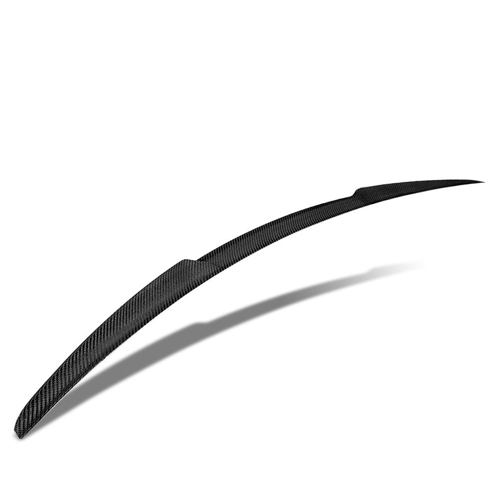 Black Carbon Fiber Rear Trunk Lid Spoiler 14-21 2-Series F22 Coupe BFC-RESPL-6157-CF