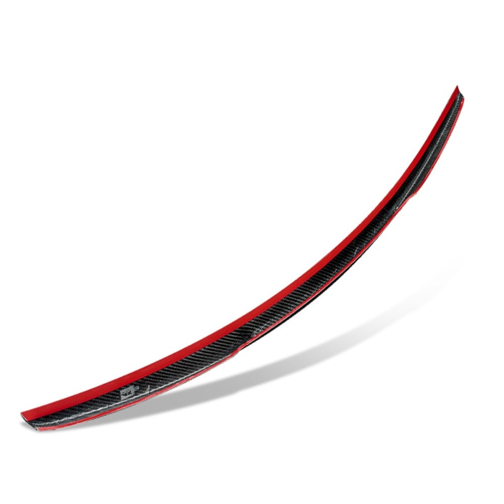 Black Carbon Fiber Rear Trunk Lid Spoiler 14-21 2-Series F22 Coupe BFC-RESPL-6157-CF