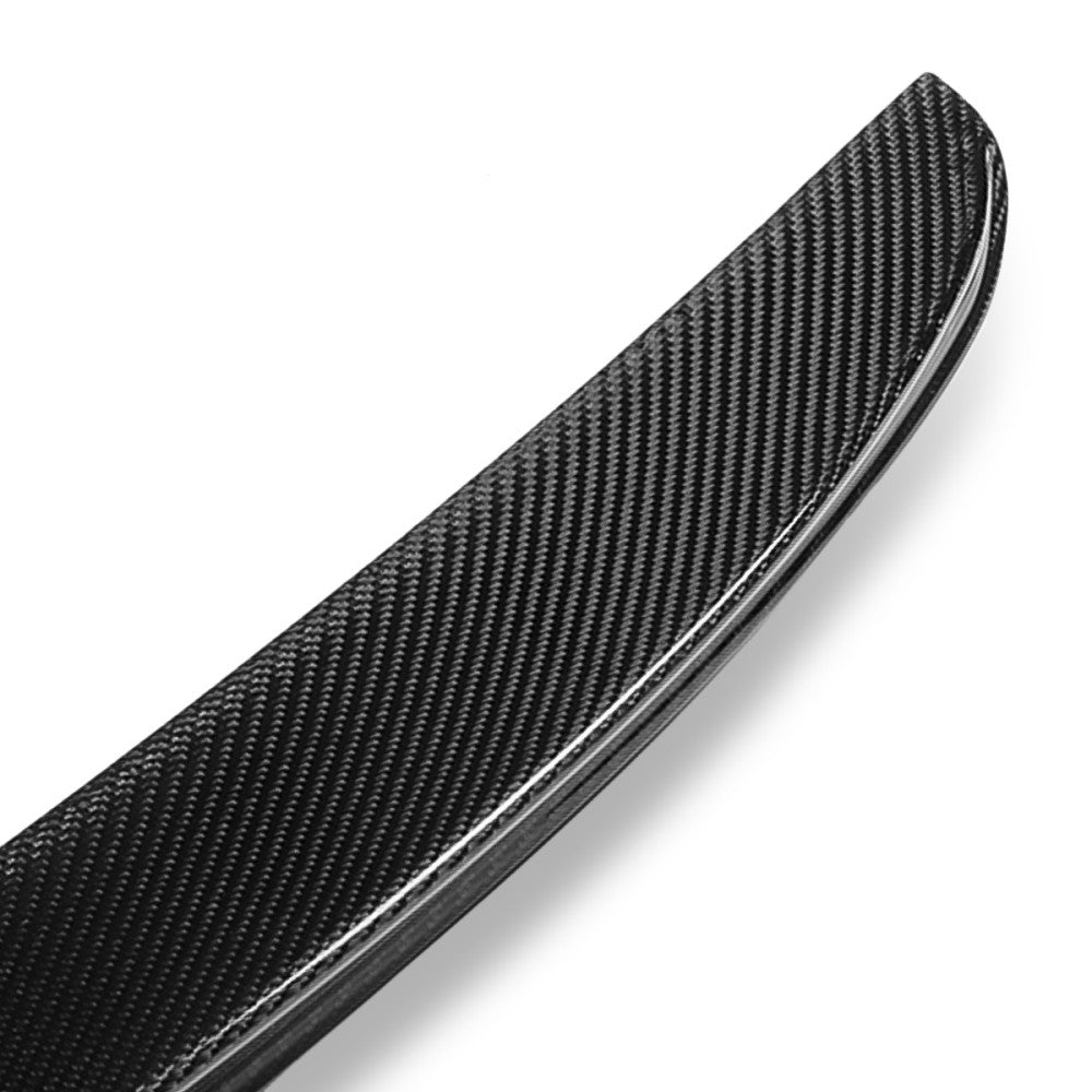 Black Carbon Fiber Rear Trunk Lid Spoiler 07-13 3-Series Convertible BFC-RESPL-6158-CF