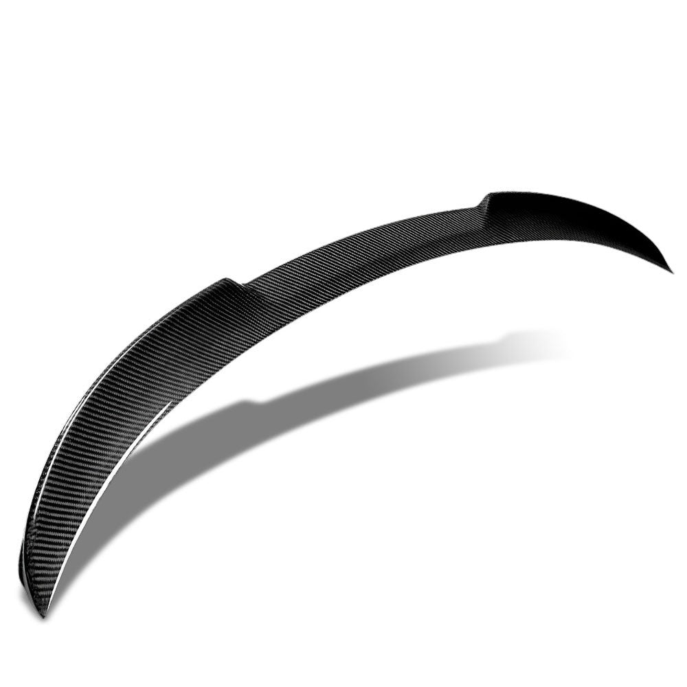 Black Carbon Fiber Rear Trunk Lid Spoiler 05-12 3-Series E90 Sedan BFC-RESPL-6159-CF