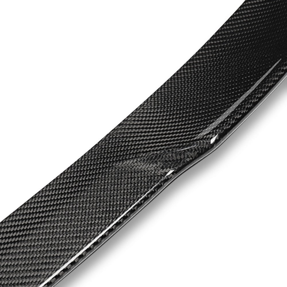 Black Carbon Fiber Rear Trunk Lid Spoiler 05-12 3-Series E90 Sedan BFC-RESPL-6159-CF