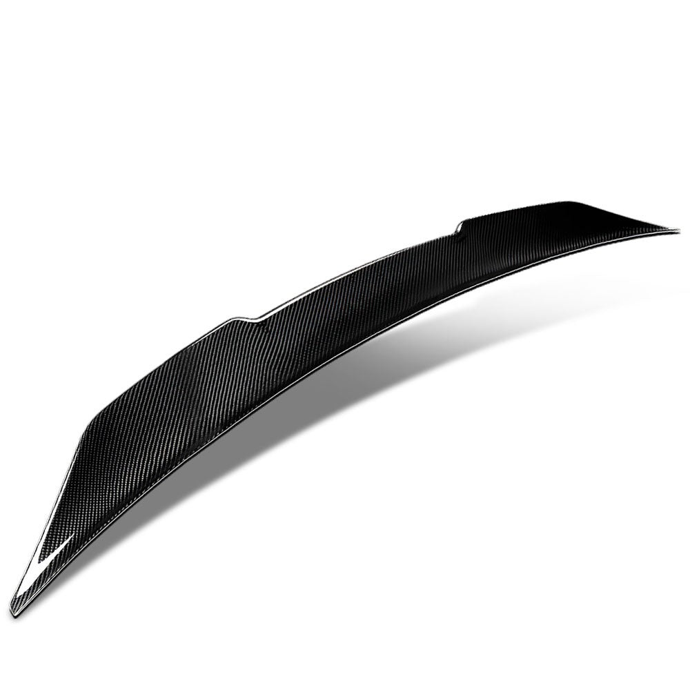 Black Carbon Fiber Rear Trunk Lid Spoiler 17+ 5-Series G30 Sedan BFC-RESPL-6162-CF