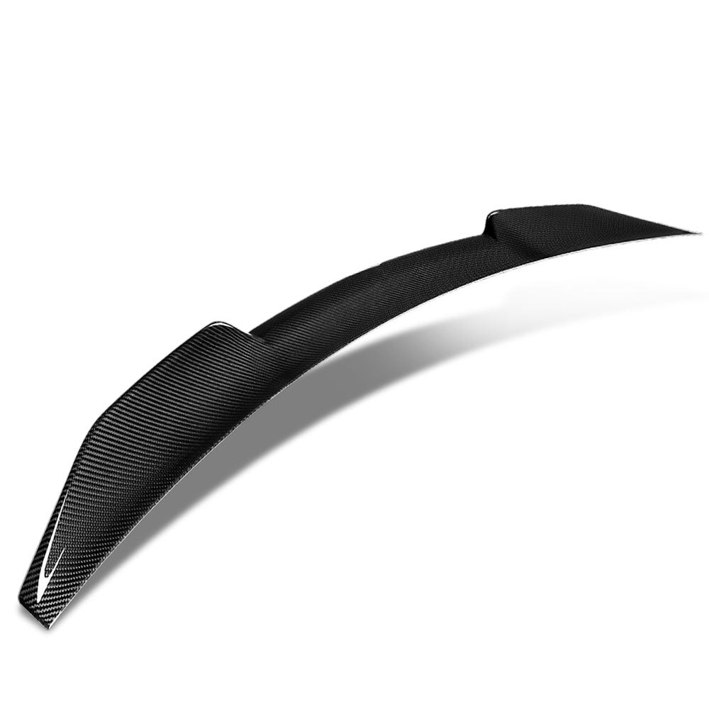 Black Carbon Fiber Rear Trunk Lid Spoiler 21+ 4-Series G22 G82 Coupe BFC-RESPL-6165-CF