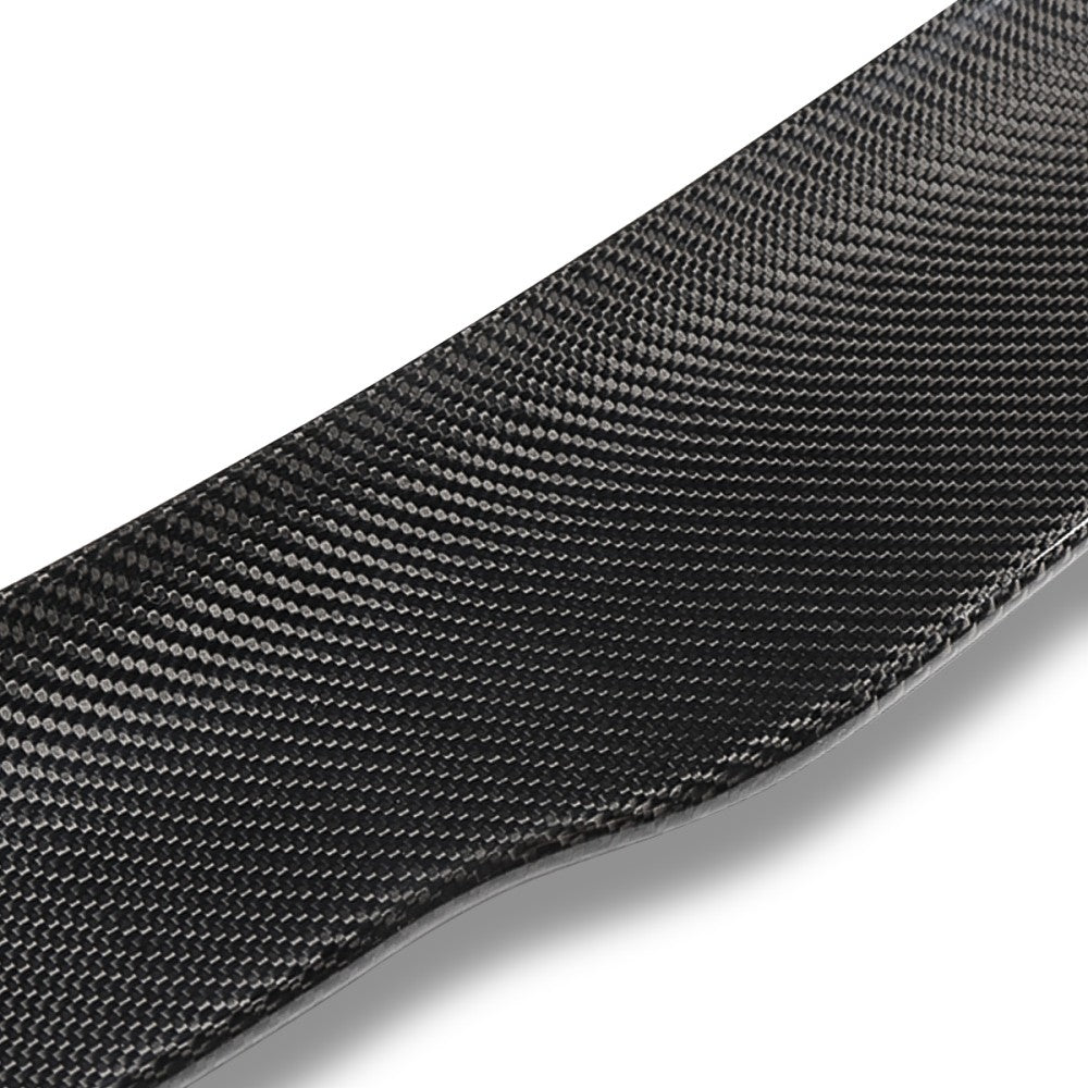 Black Carbon Fiber Rear Trunk Lid Spoiler 07-11 3-Series Convertible BFC-RESPL-6177-CF