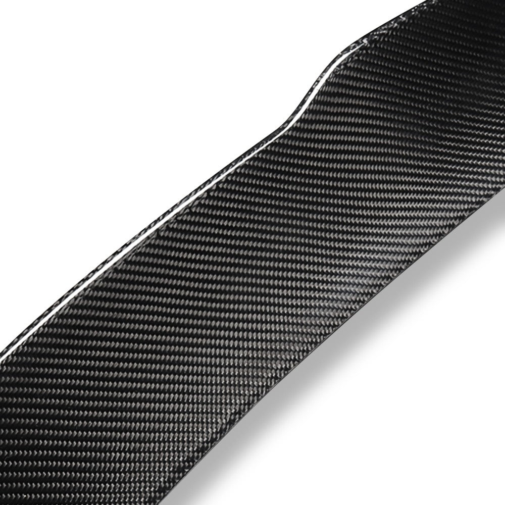 Black Carbon Fiber Rear Trunk Lid Spoiler 14-20 4-Series F32 Coupe BFC-RESPL-6178-CF