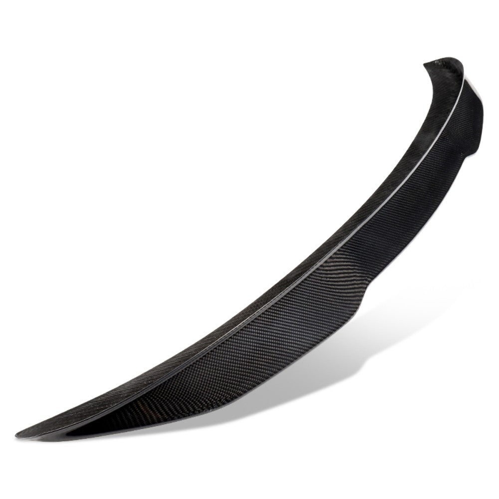 Black Carbon Fiber Rear Trunk Lid Spoiler 05-12 3-Series E90 Sedan BFC-RESPL-6179-CF