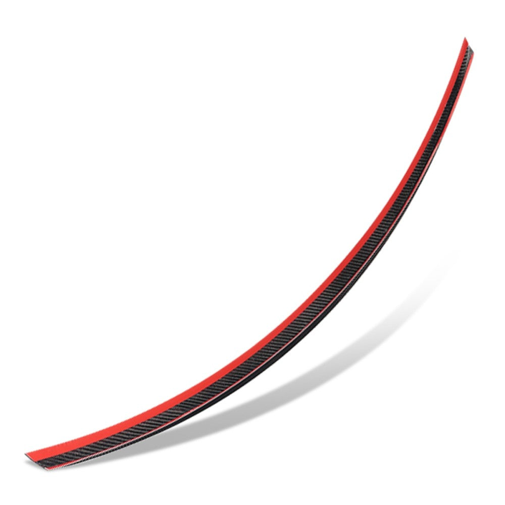 Black Carbon Fiber Rear Trunk Lid Spoiler 17-21 C-Class W205 Coupe BFC-RESPL-6217-CF