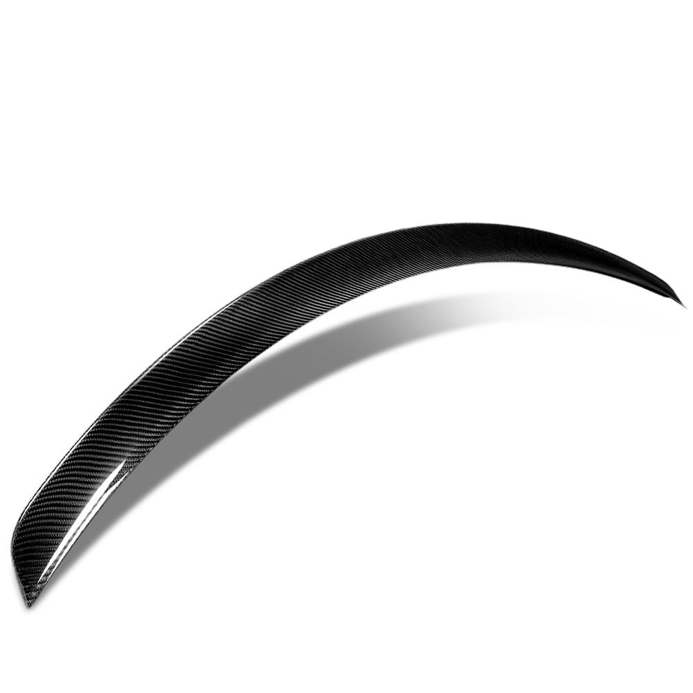Black Carbon Fiber Rear Trunk Lid Spoiler 18-21 E-Class W207 Coupe BFC-RESPL-6224-CF