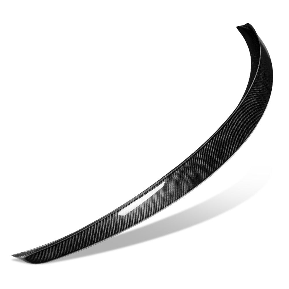 Black Carbon Fiber Rear Trunk Lid Spoiler 18-21 E-Class W207 Coupe BFC-RESPL-6224-CF