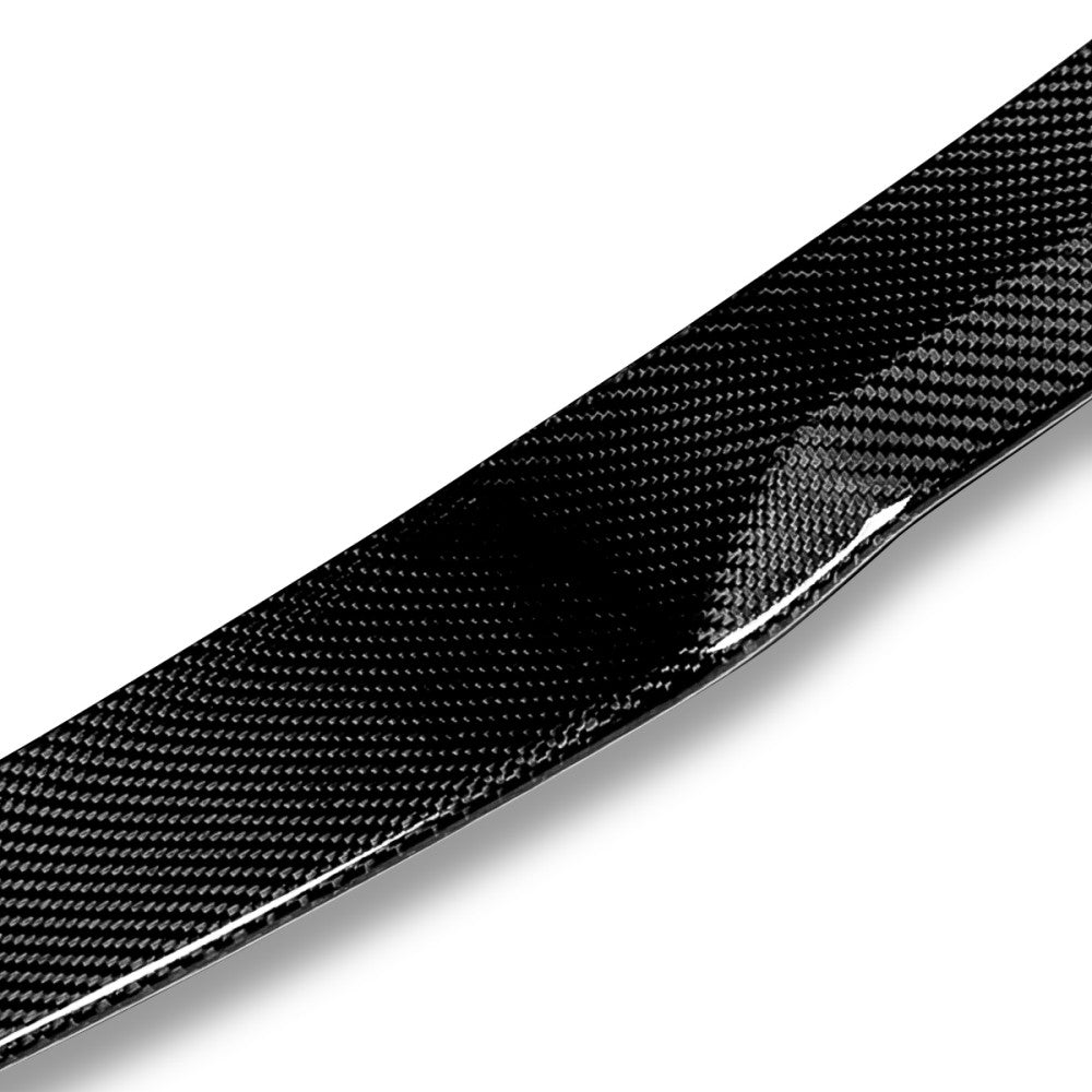 Black Carbon Fiber Rear Trunk Lid Spoiler 17+ Audi A4/S4 B9 Sedan BFC-RESPL-6308-CF