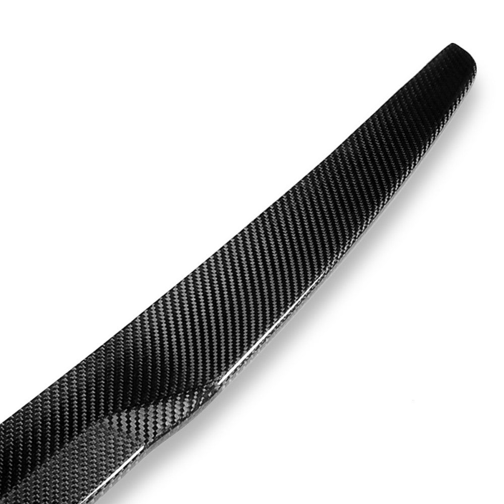 Black Carbon Fiber Rear Trunk Lid Spoiler 08-12 A4 PreFacelift B8 BFC-RESPL-6314-CF