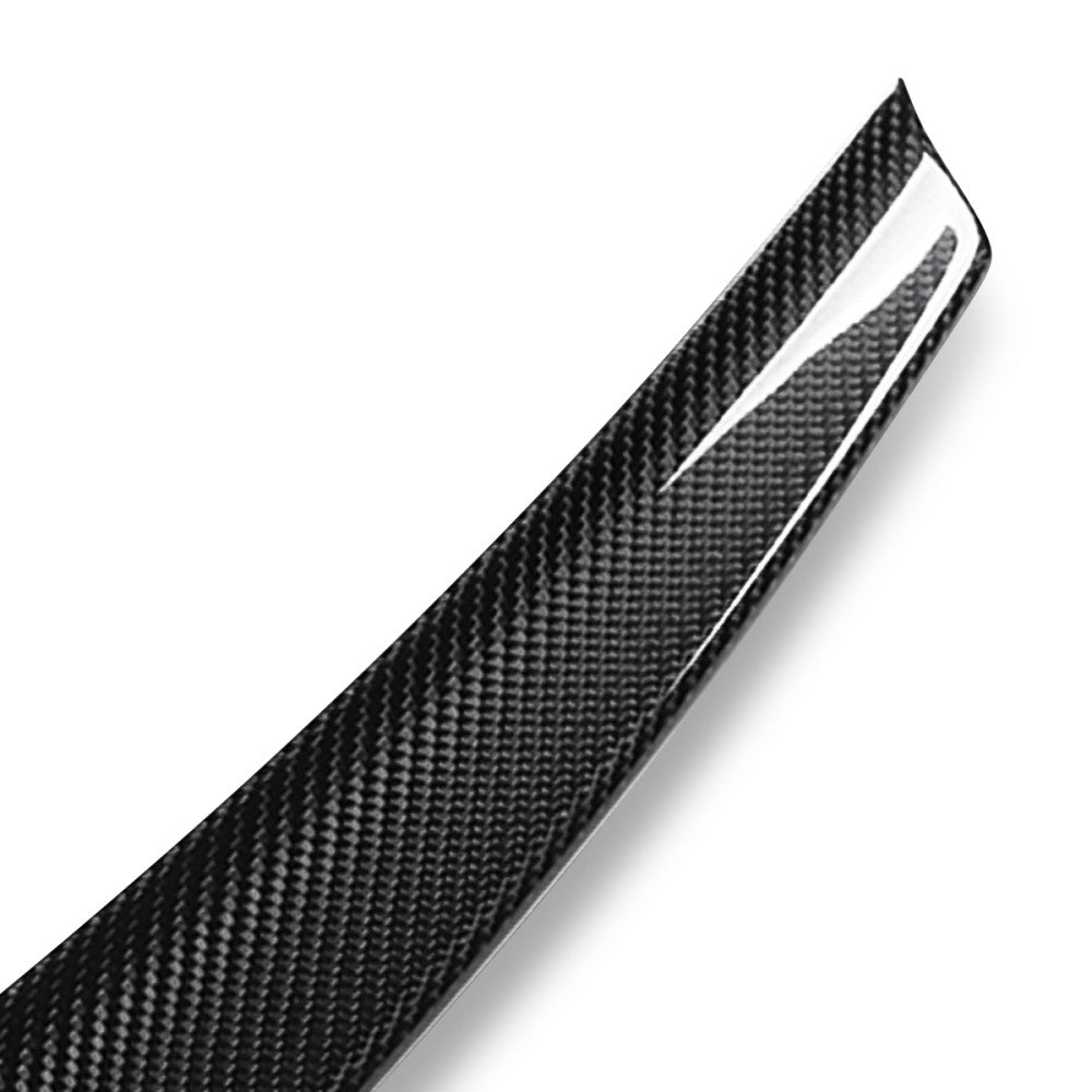 Black Carbon Fiber Rear Trunk Lid Spoiler 13-16 A4 Facelift B8.5 Sedan BFC-RESPL-6315-CF