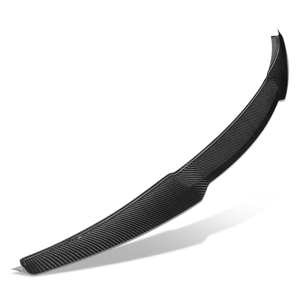Black Carbon Fiber Rear Trunk Lid Spoiler 13-16 A4 Facelift B8.5 Sedan BFC-RESPL-6315-CF