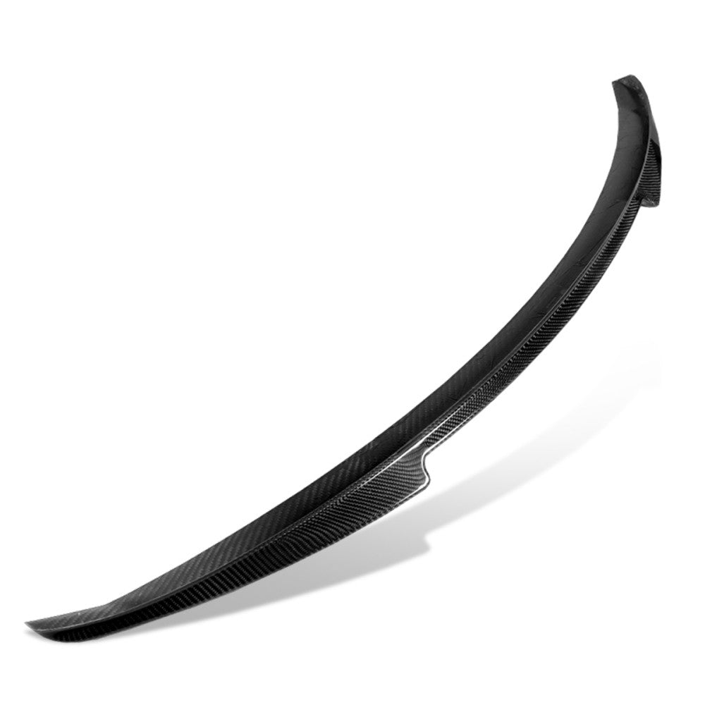 Black Carbon Fiber Rear Trunk Lid Spoiler V-Style 15-20 Acura TLX UB BFC-RESPL-6419-CF