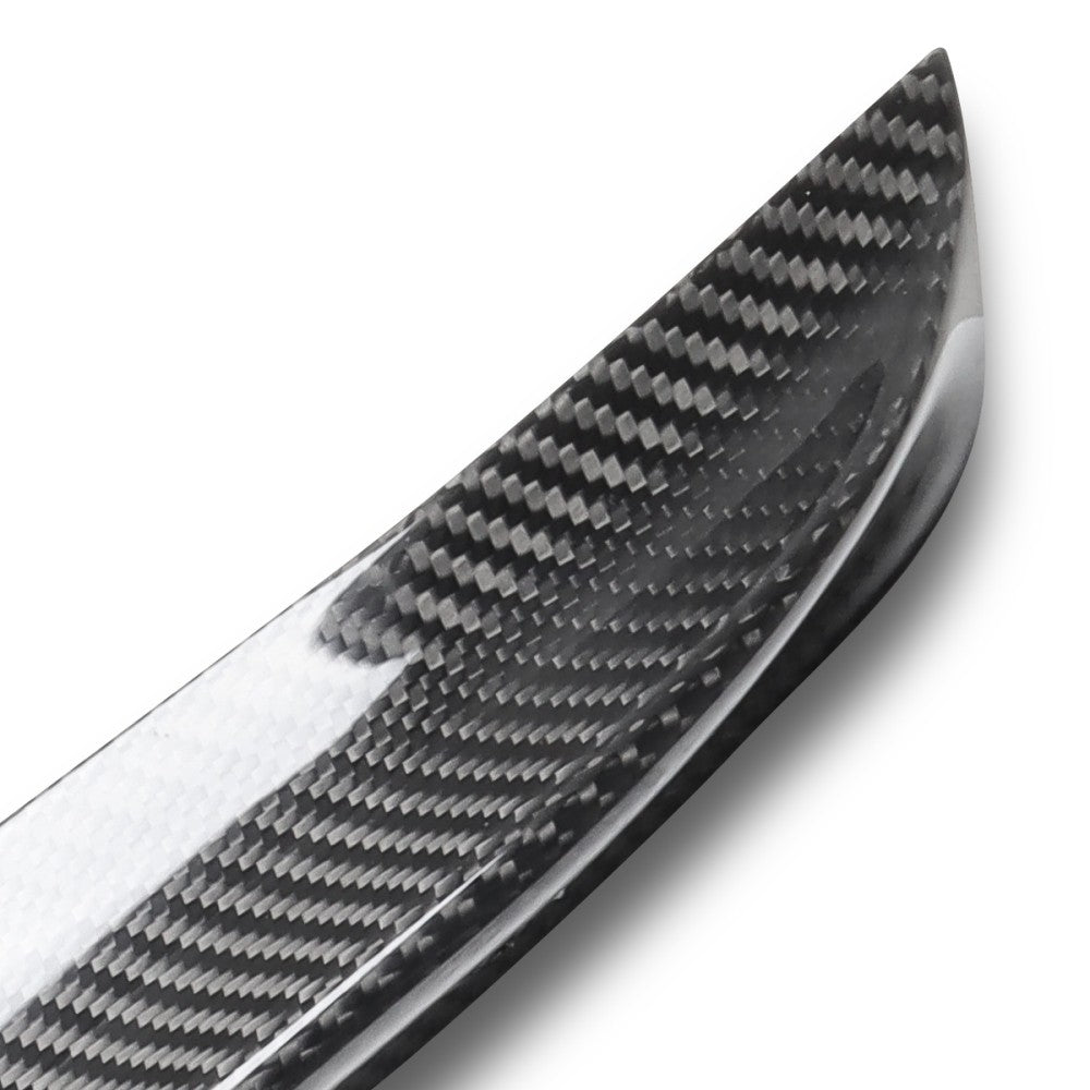 Black Carbon Fiber Rear Trunk Lid Spoiler 18-22 Accord Sedan CV BFC-RESPL-6421-CF