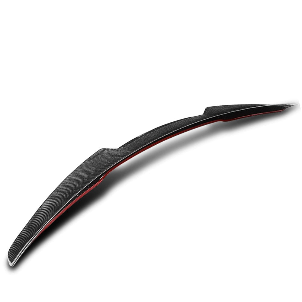 Black Carbon Fiber Rear Trunk Lid Spoiler 14+ Infiniti Q50 Sedan V37 BFC-RESPL-6612-CF