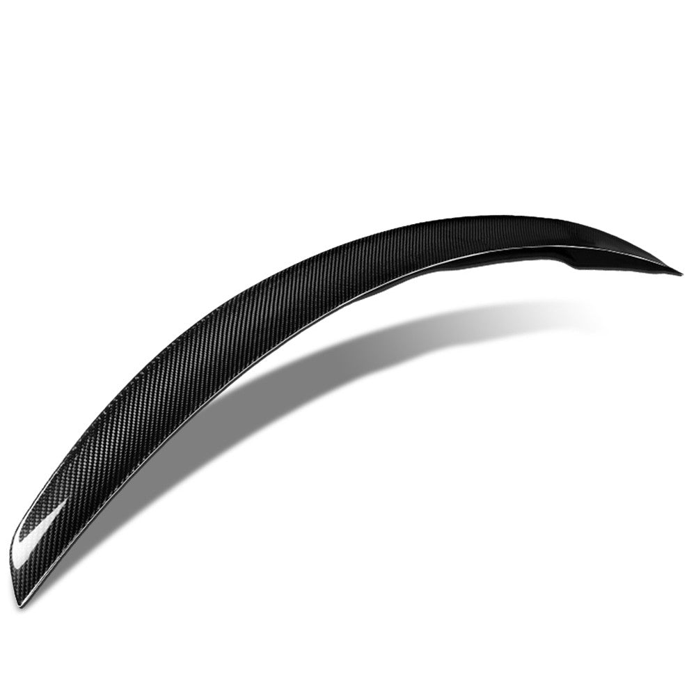 Black Carbon Fiber Rear Trunk Lid Spoiler STP Style 14+ Q50 Sedan V37 BFC-RESPL-6638-CF