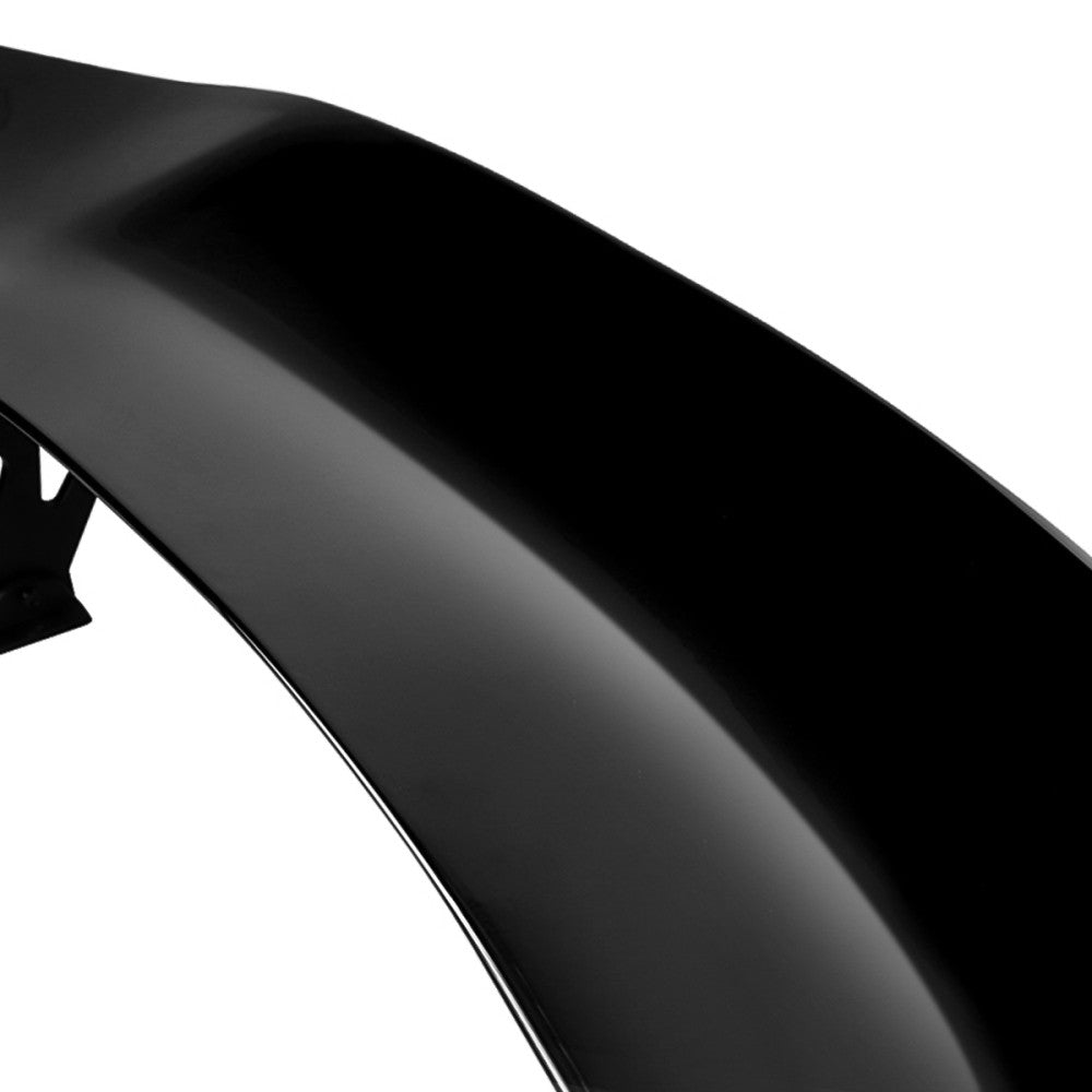 57" GT Style V1 Black Painted Glossy Adjustable Rake Rear Trunk Spoiler Wing