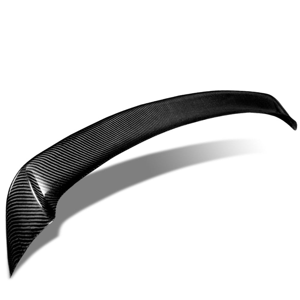 Black Carbon Fiber Rear Window Windshield Spoiler 10-13 VW GTI Mk6 BFC-RESPL-7104-CF