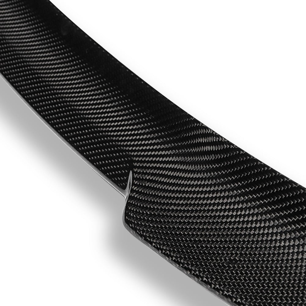 Black Carbon Fiber Rear Trunk Lid Spoiler 12-19 VW Passat A32/A33 BFC-RESPL-7106-CF