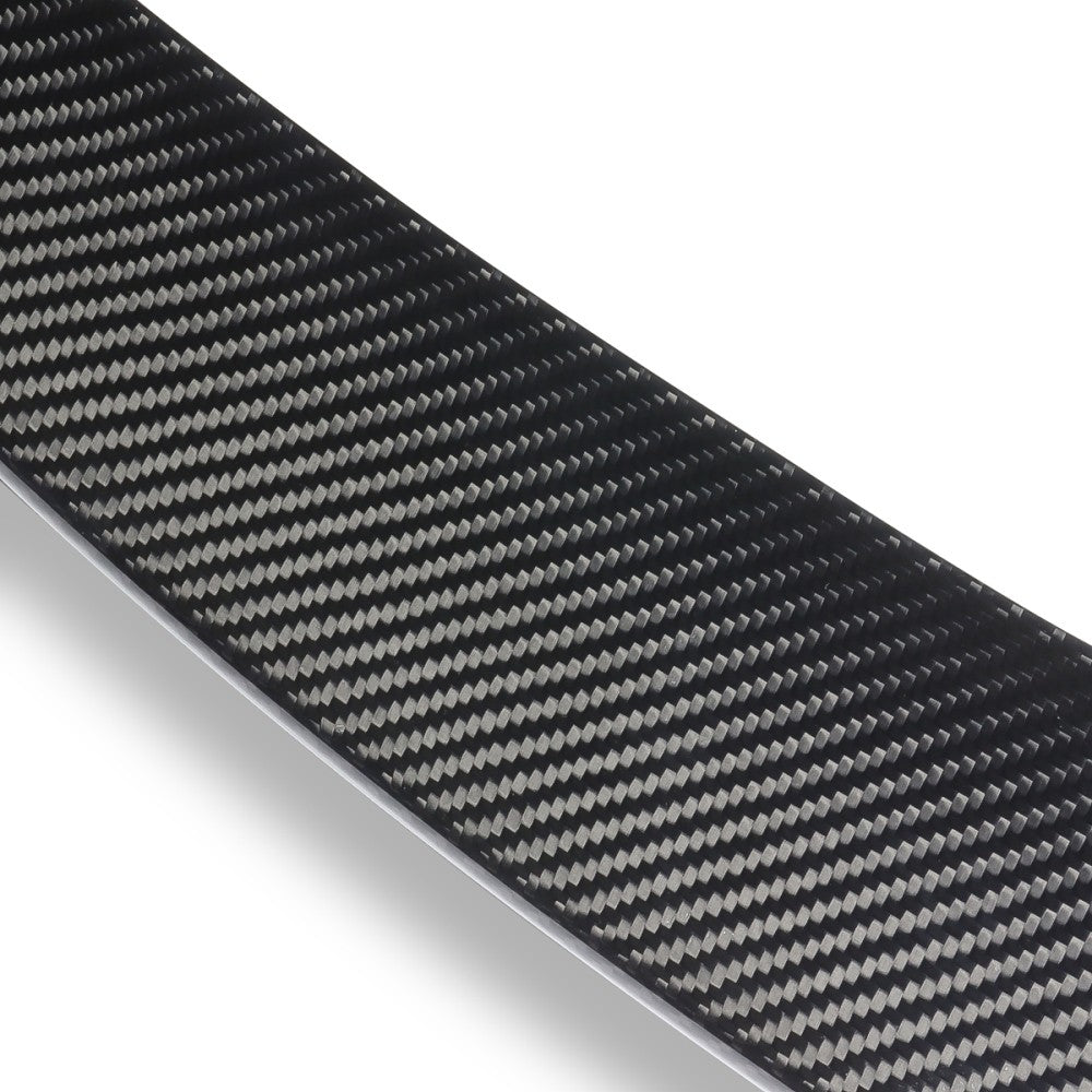 Black Carbon Fiber Rear Trunk Lid Spoiler OE Style 20+ Tesla Model Y BFC-RESPL-7407-CF