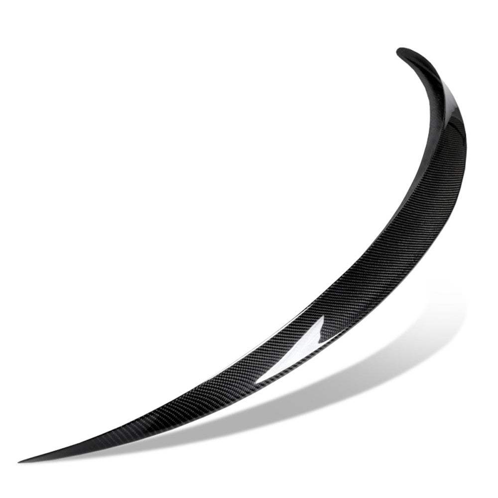 Black Carbon Fiber Rear Trunk Lid Spoiler OE Style 20+ Tesla Model Y BFC-RESPL-7407-CF
